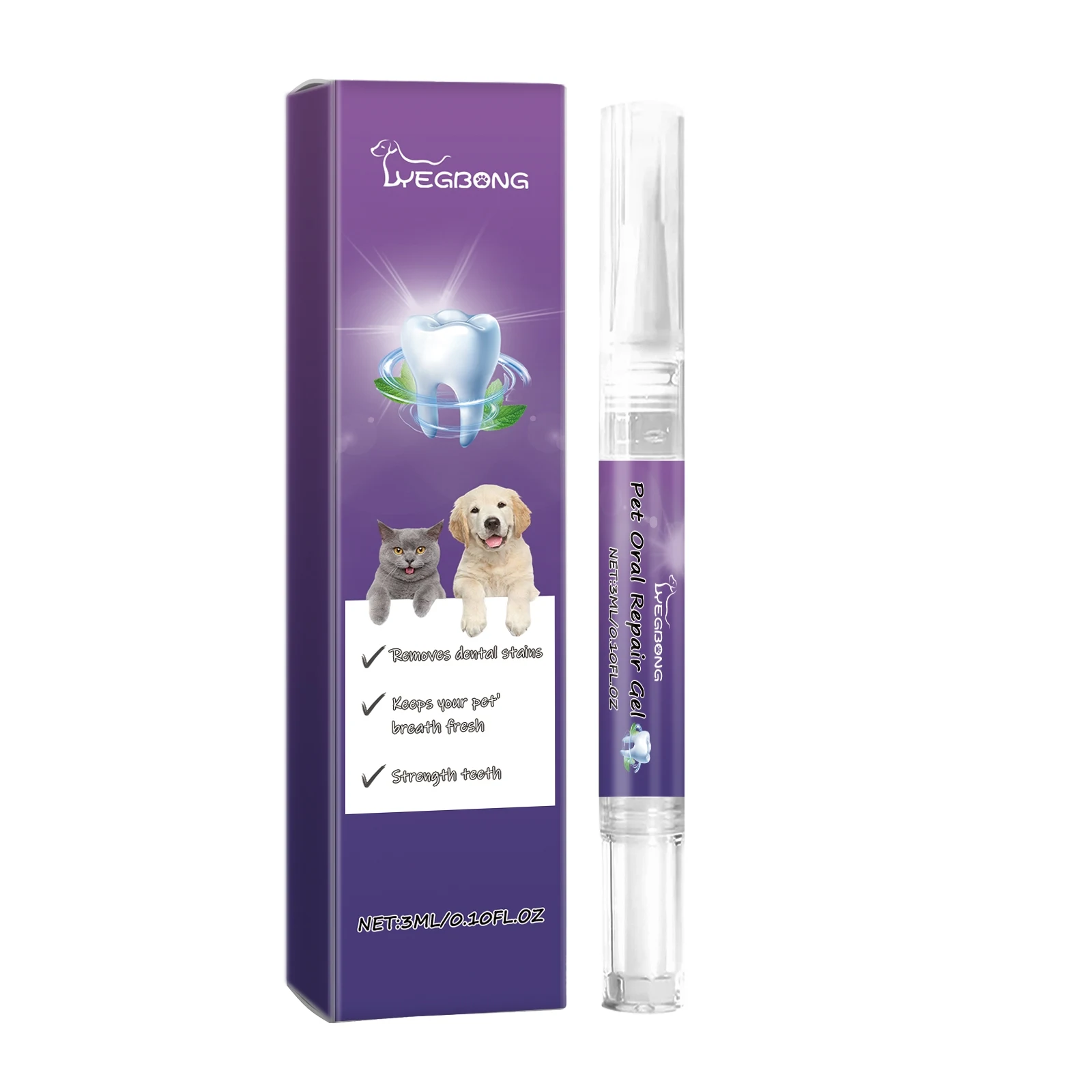 Pet Oral Repair Gel soothes inflammation, heals wounds and protects against infections. Promotes improved oral hygiene a — photo 1