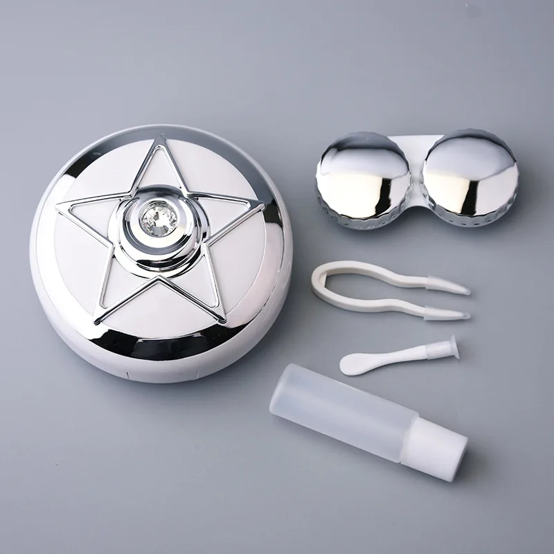 Title 3, Round Five-Pointed Star Myopia Cosmetic Contact...