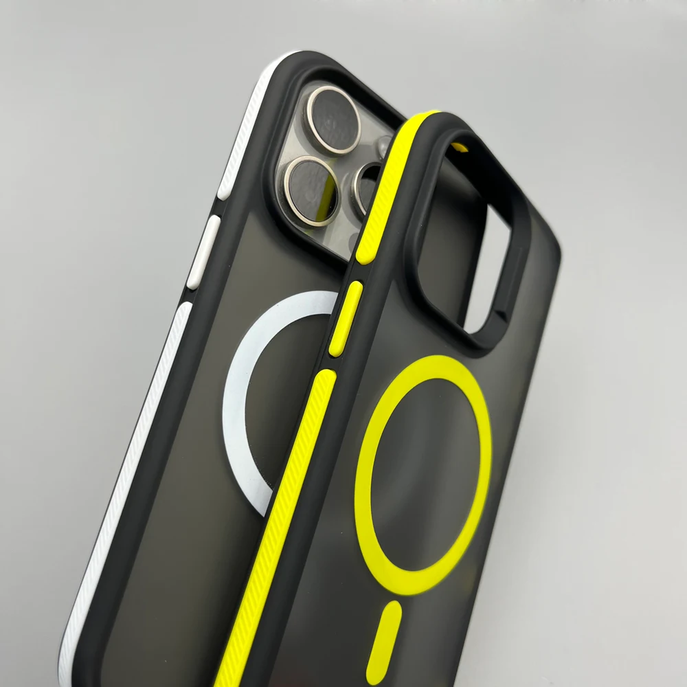 Title 2, Capa para iPhone 15 Magnética à Prova de Quedas...