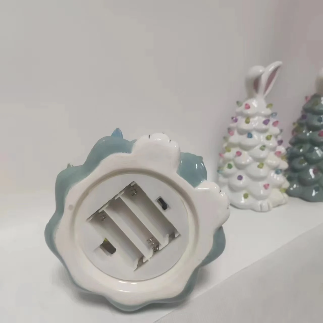 Title 13, Easter Bunny Shape Ceramic Tree Decorations Spr...