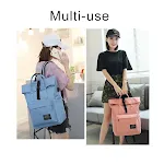 Mochila Escolar Oxford de Grande Capacidade Feminina com Porta USB, Estilo Coreano, Multifuncional para Viagens ao Ar Livre — foto 8