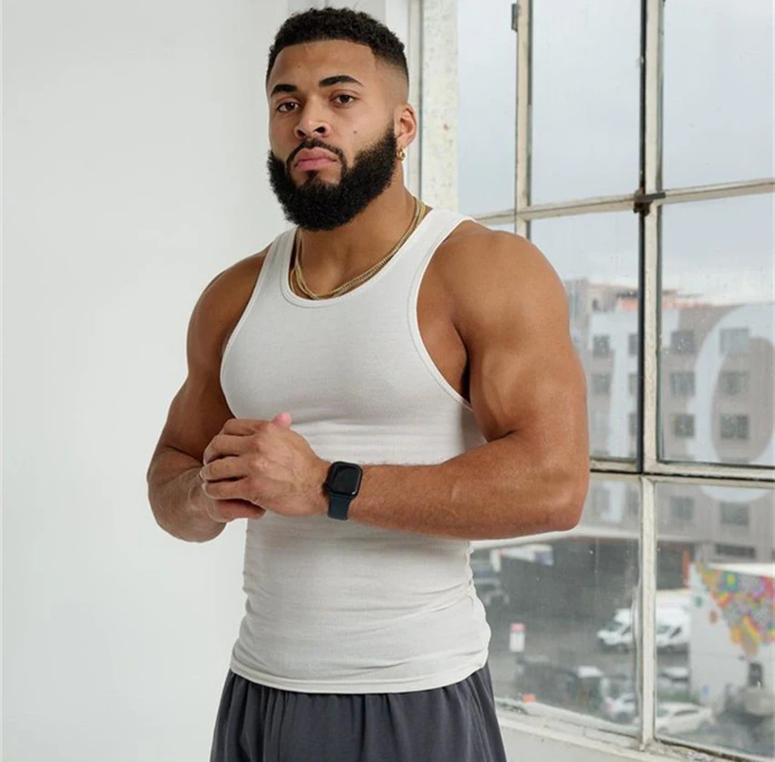 Title 14, Mens Tank Top Tight Sports Training. Provides ...