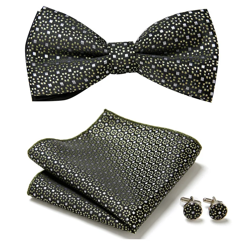 Stylish Three Piece Bow Tie Set for Men. Perfect for special occasions, adding elegance and sophistication to your attir — photo 7