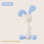 Mordedor de Silicone Coelho para Bebê Bastão Molar Infantil Previne Sucção de Dedo Alivia a Coceira da Gengiva — foto 11