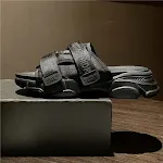 Sandálias Baotou Femininas Novas Velcro Sola Grossa Estilo Esportivo Casual D Chinelos de Verão Confortáveis e Perfeitas para Casa — foto 1