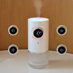 Colorful Atmosphere Lamp Micron Atomizer Humidifier, Create a Relaxing and Fresh Environment with Fine Mist and Vibrant — photo 4