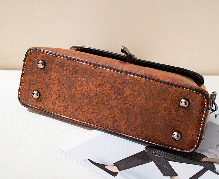 Title 10, Bolso Bandolera de Cuero Nuevo para Mujer Perfe...