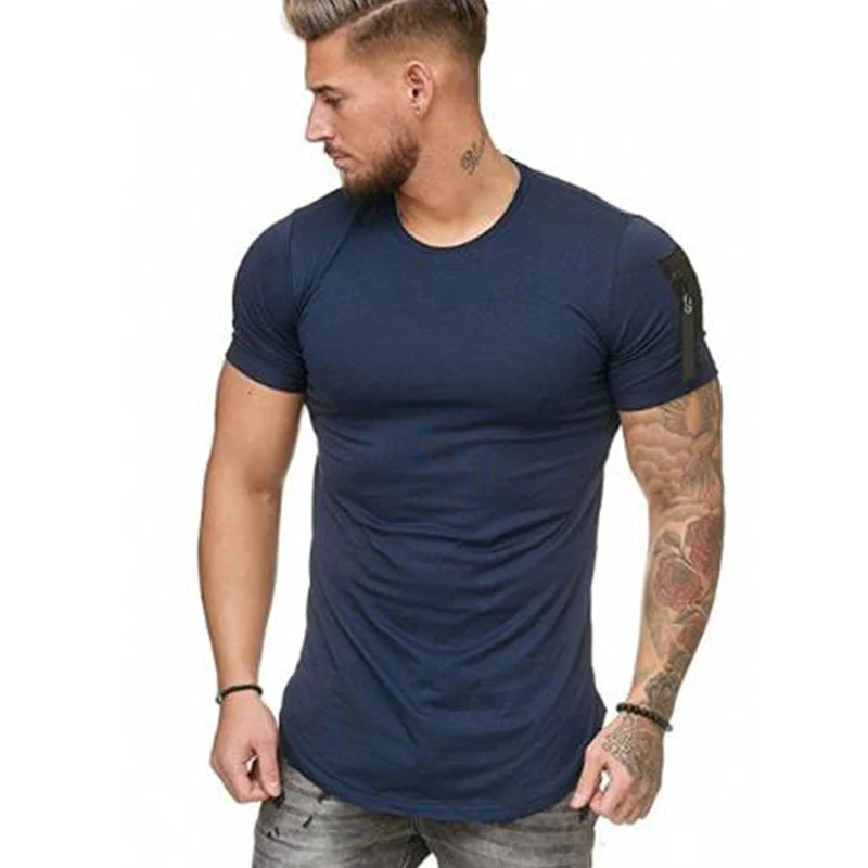 Men's Casual Fashion Trend Short Sleeve T-Shirt. Comfortable, stylish, and perfect for everyday wear, offering a modern — photo 1