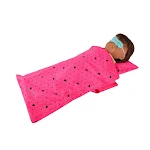 Saco de dormir para boneca American Girl de 18 polegadas. Conforto e diversão garantidos para as noites de brincadeira e sonhos. — foto 2