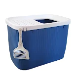 Fully Enclosed Top-Entry Oversized Pet Litter Box offers a clean and private space for your cat, controlling odors effec — photo 4