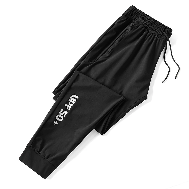 Title 5, Muške Tanke Sportske Pantalone sa Visokom Elast...
