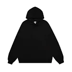 Moletom com capuz básico de outono para homens, cor sólida e solto. Conforto e estilo para o dia a dia, ideal para looks casuais em temperaturas amenas. — foto 2