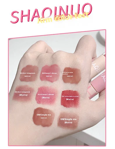 Title 4, Double Head Mirror Water Gloss Lip Glaze for hy...