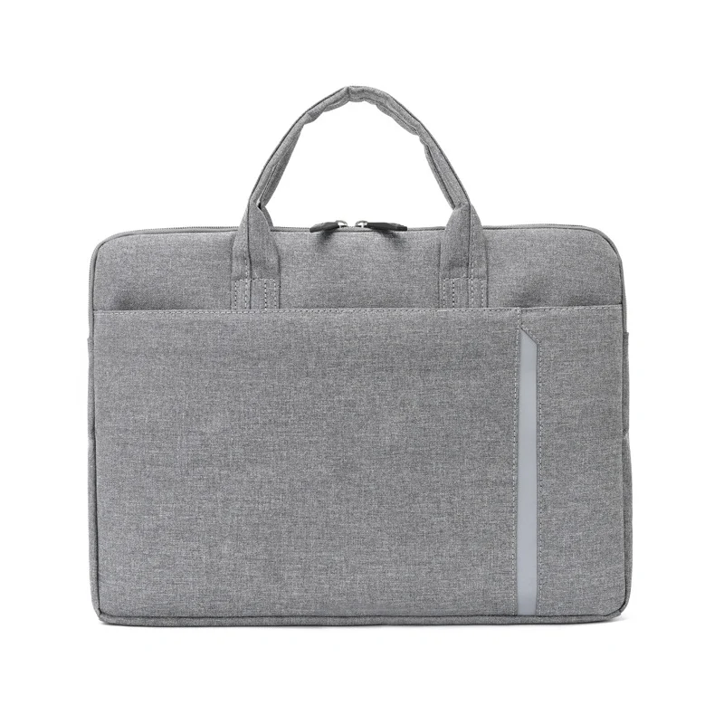 Bolsa para laptop 15.6 polegadas masculina, ideal para negócios e通勤. Design elegante, proteção, compartimentos organizados, perfeita para o trabalho. — foto 2