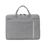 Bolsa para laptop 15.6 polegadas masculina, ideal para negócios e通勤. Design elegante, proteção, compartimentos organizados, perfeita para o trabalho. — foto 2