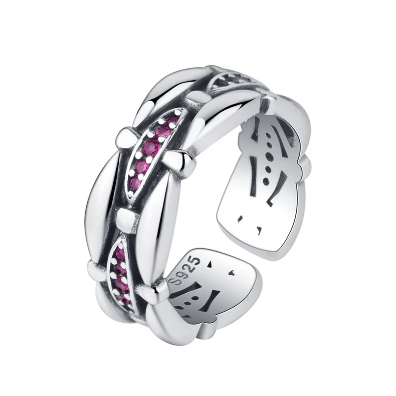 Anel feminino de prata esterlina fina, design de minoria de luxo leve, elegante e sofisticado, ideal para adicionar um toque especial ao seu visual. — foto 2