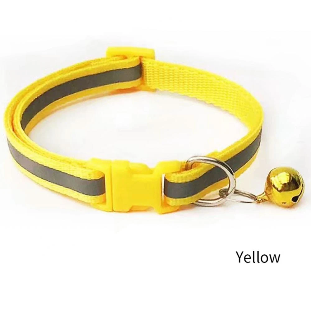 Title 6, Reflective Cat Collars With Bells Elastic Adjus...