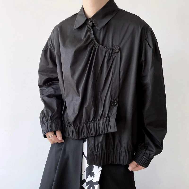 Camisas de manga longa com detalhes em botões elásticos na bainha, proporcionando um caimento perfeito, estilo elegante e conforto superior. — foto 5
