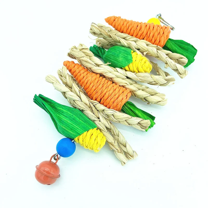 Title 11, Small Pet Toy Parrot Toy Hamster Chewing Toy Ra...