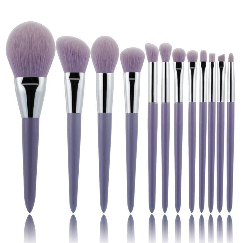 Title 4, Zonia Fragrant Taro Color 12 Makeup Brush Set. ...