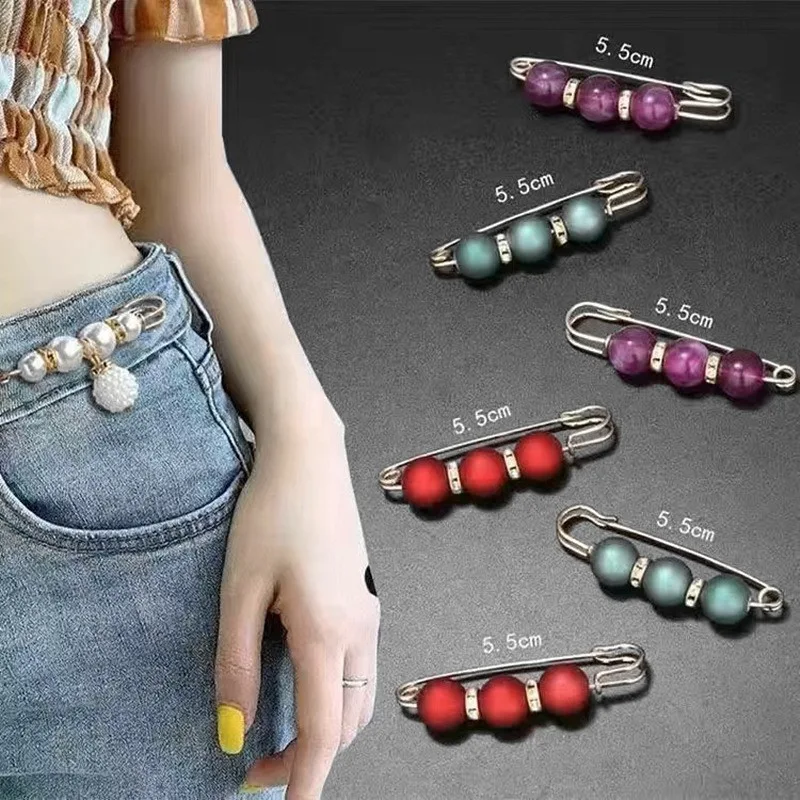 Pino para ajustar a cintura da calça. Acessório para modificar a circunferência da roupa. Fixe suas roupas de forma simples. — foto 43