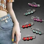 Pino para ajustar a cintura da calça. Acessório para modificar a circunferência da roupa. Fixe suas roupas de forma simples. — foto 43