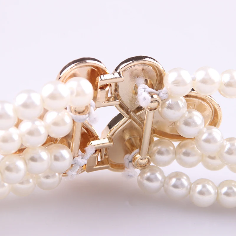 Title 1, All-match Fashionable Pearl Diamond Flower Wais...