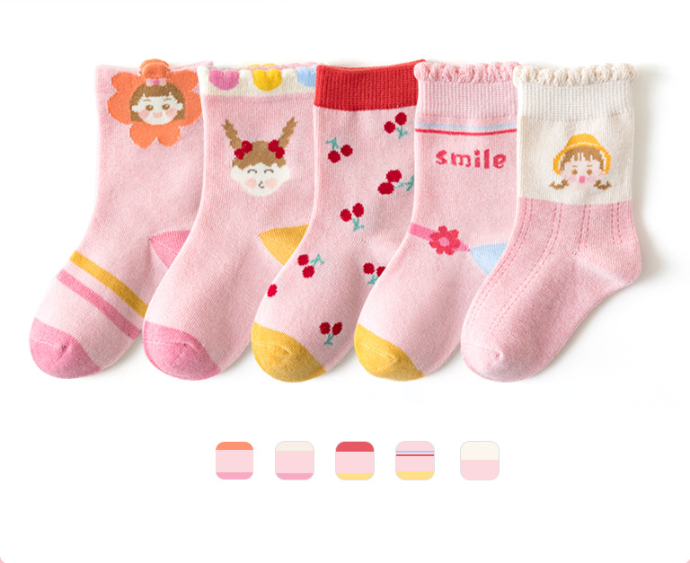 Title 3, Lace Mid-tube Cotton Warm Casual Children Sport...