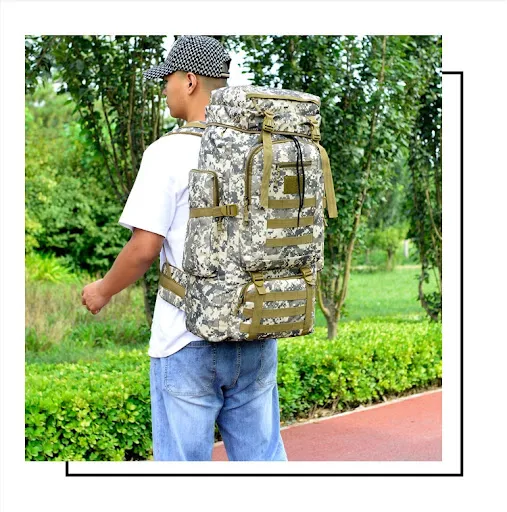 Title 14, Mochila de montañismo camuflaje para exteriores...