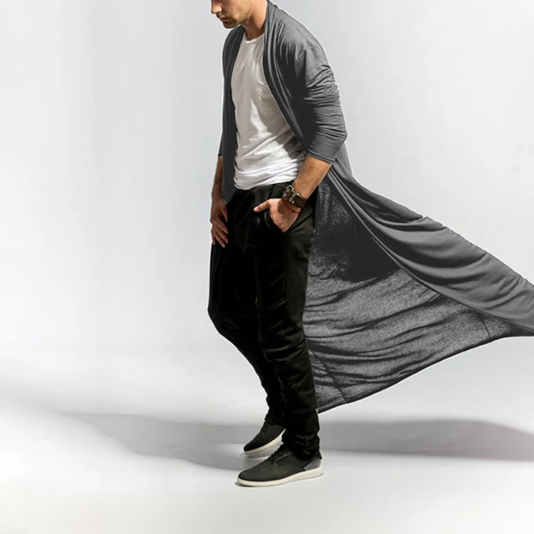 Men's Fashion Casual Long Slim Trench Coat – A stylish and versatile outerwear piece, perfect for everyday wear. Achieve — photo 3
