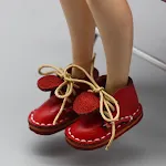 Sapatos de boneca e sapatos para bebês descalços Calçados macios e flexíveis para pés pequenos. Conforto e estilo para bonecas e recém-nascidos. — foto 9