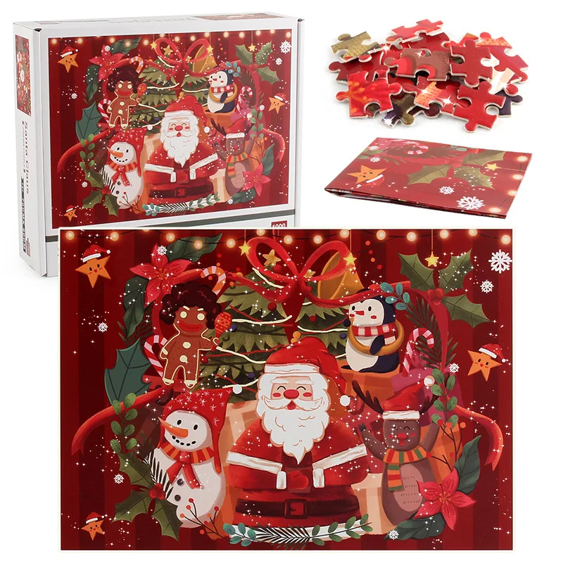 Title 1, Quebra-cabeça Adulto 1000 Peças Papai Noel Pape...