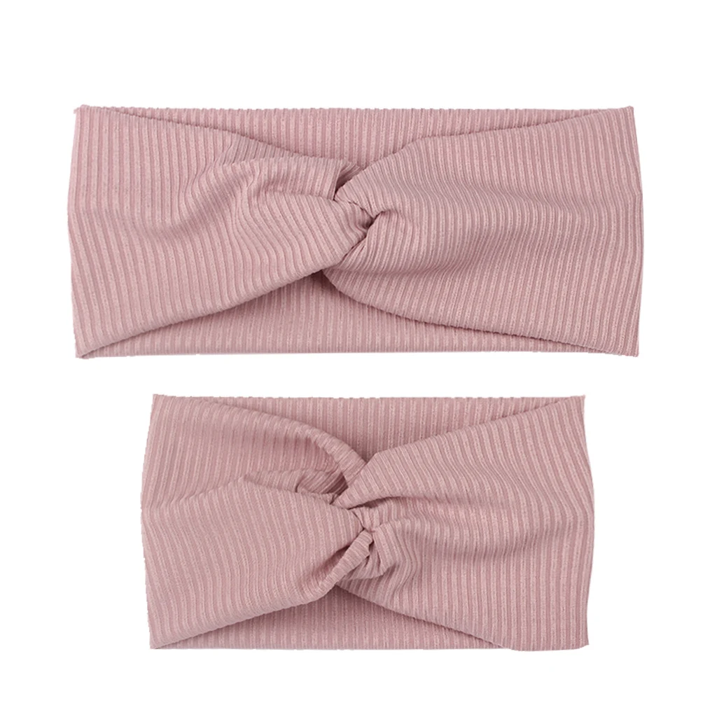 Conjunto Mãe-Filha Cor Lisa Faixa de Cabelo Cruzada Pai-Filho, Combinação Charmosa para Looks Iguais, Conforto e Estilo para Família, Ideal para Fotos e Ocasiões Especiais. — foto 1