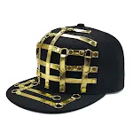 Gold T Shaped Leather
