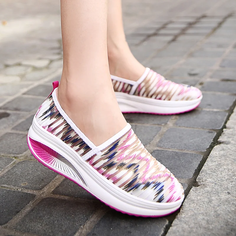 Title 7, Womens Summer Rocking Shoes Thick-soled Increa...