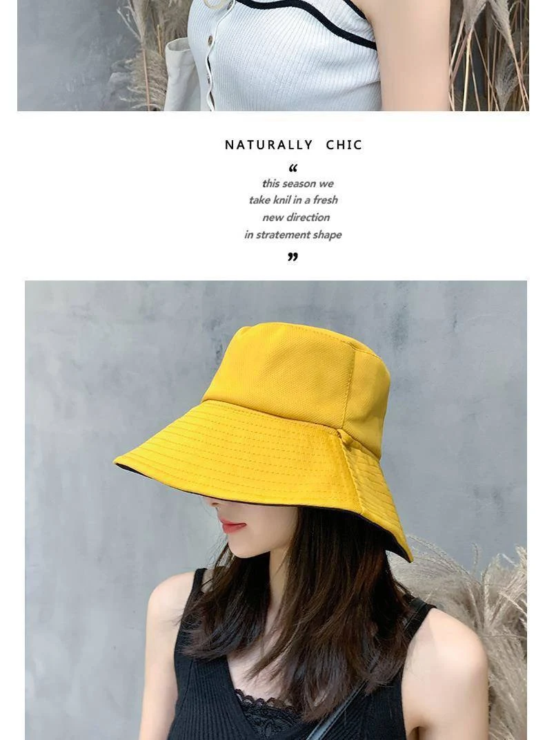 Title 4, Big Brim Fisherman Hat Double Sided Sunshade