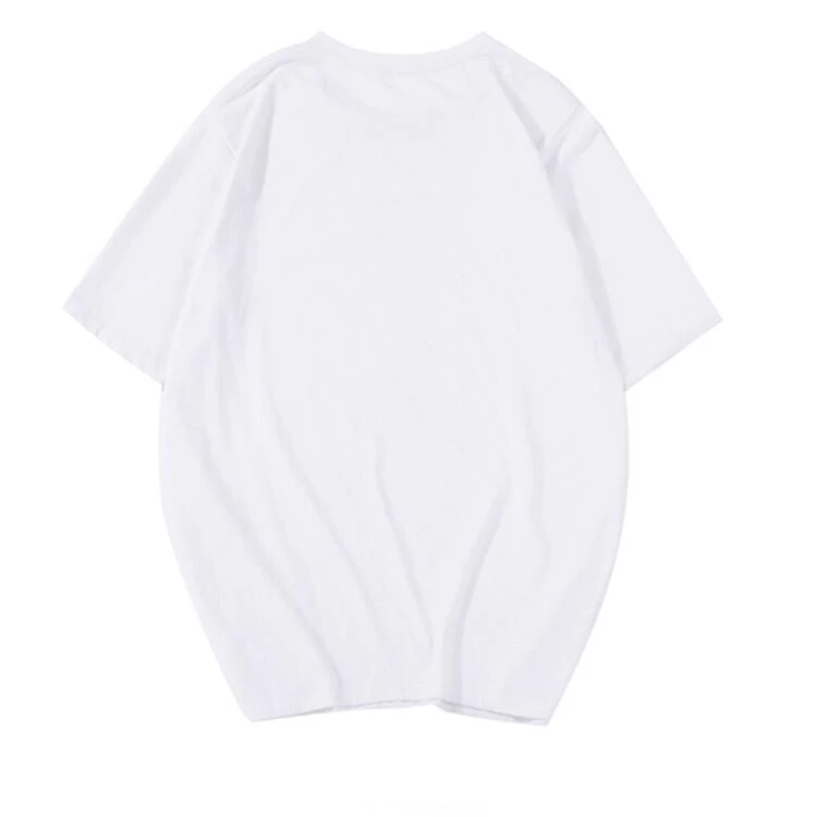 Title 5, Couples Printed T-shirt With Letters Behind