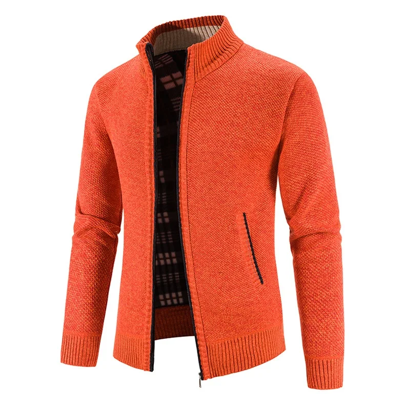 Title 21, Mens Fleece-Lined Thickening Stand Collar Flee...