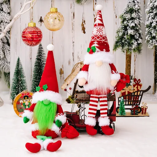 Title 7, Boneco Elfo Estilo Nórdico para Festa Decoração...