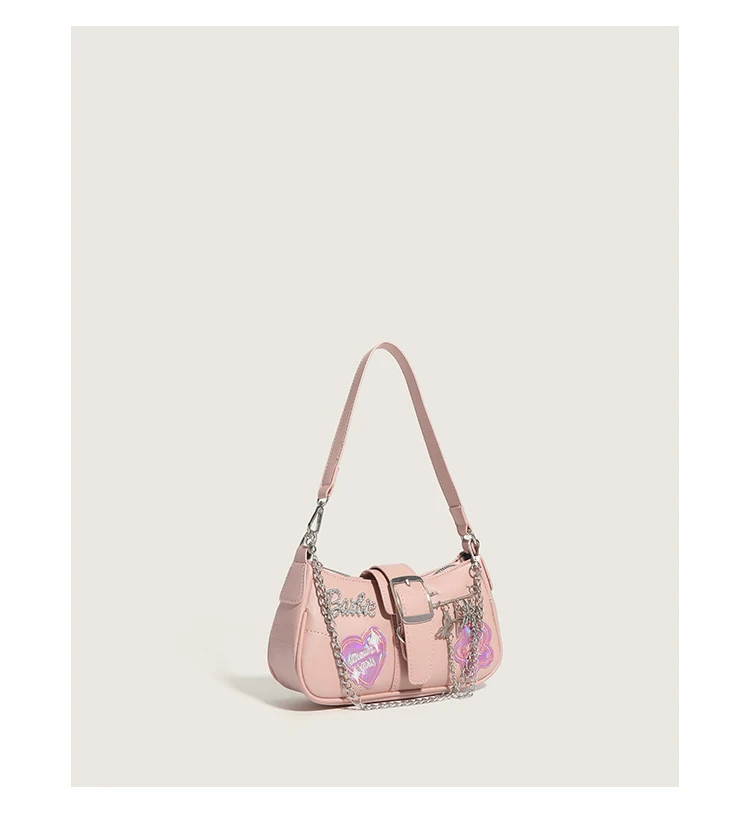 Title 7, Bolsa Baguete Feminina de Um Ombro, Bolsa de Ax...