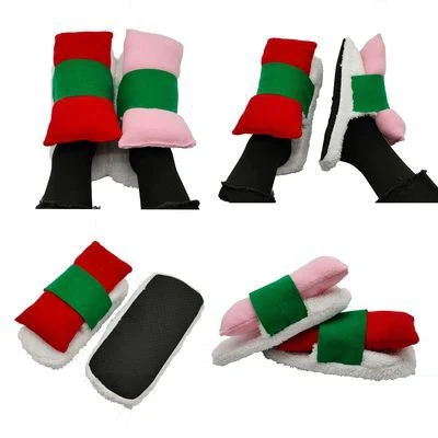Simulation Thickened Home Cotton Slippers, providing warmth, comfort and a cozy experience for indoor use, with anti-sli — photo 1