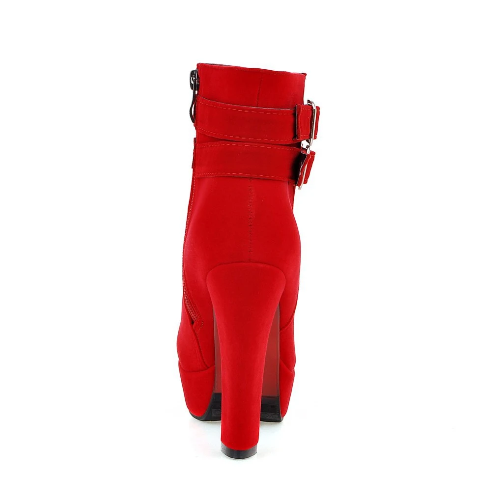 Title 6, Red womens boots wedding shoes bridal high hee...
