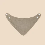 Babador triangular de crepe 100% algodão puro para bebês. Toalha saliva macia, absorvente e delicada, ideal para a pele sensível do bebê. — foto 31