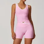 Vest Shorts Pink