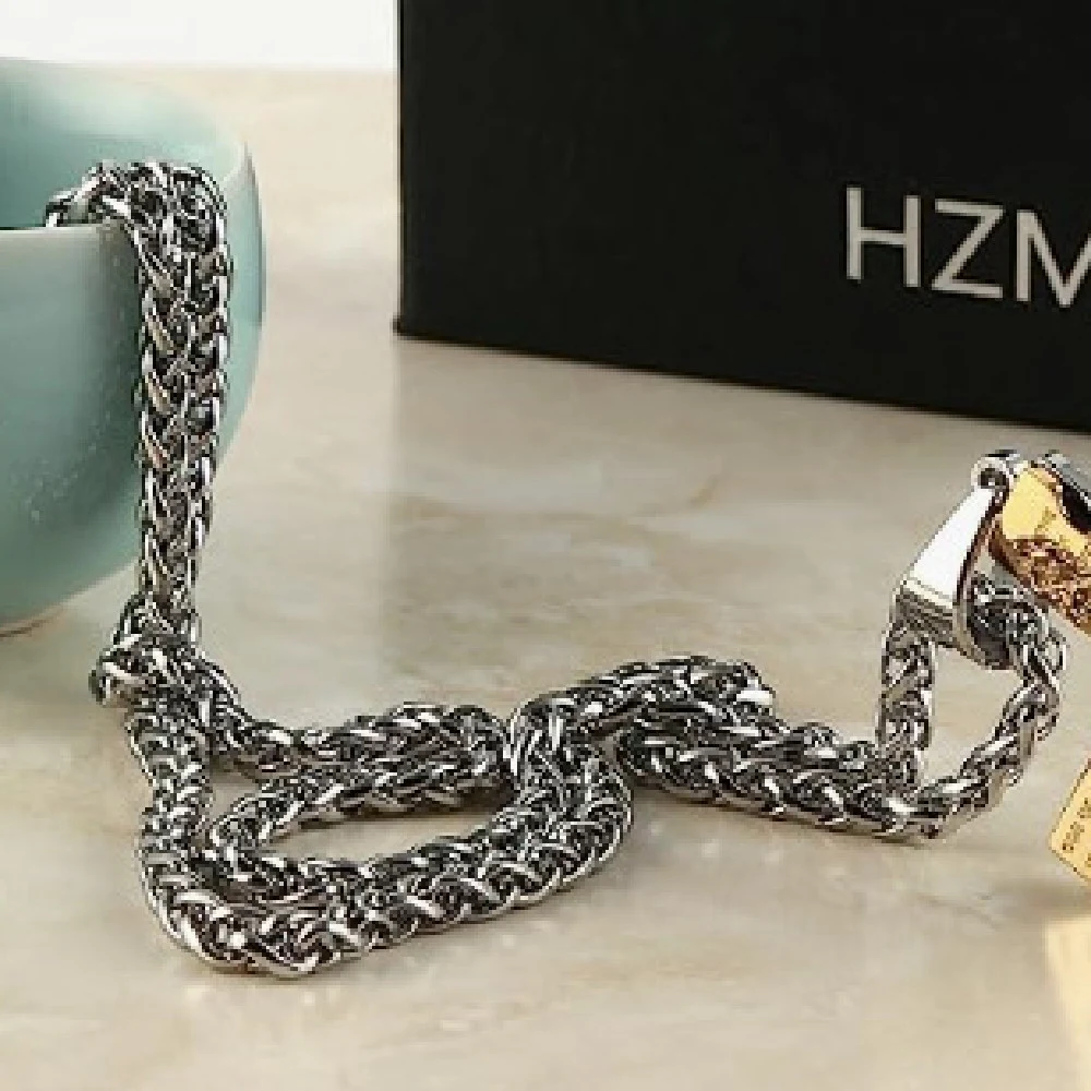 Colar com pingente de cruz em aço titânio, acessórios e decoração, moda hip hop masculina, brincos, estilo moderno. — foto 13