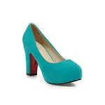 Women's high heel round toe platform shoes. Elevate your style with these comfortable and fashionable shoes. Perfect for — photo 3