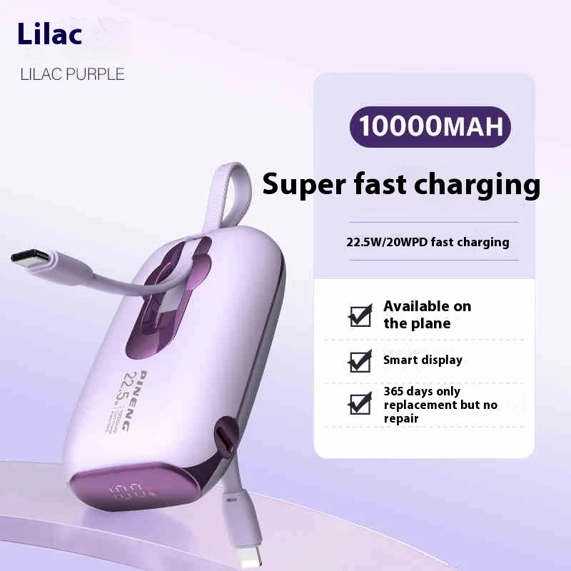 Title 5, Fast Charge 22.5W Large Capacity Power Bank wit...