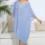 Women's Crochet Stitching Loose Dress for a relaxed, comfortable style. Perfect for everyday wear, offering a chic and v — photo 8