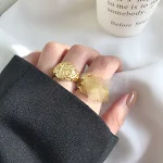 Anillo Ajustable con Diamantes y Diseño Cruzado Estilo Frío para Mujer Anillo de Dedo Índice Perfecto Elegancia y Brillo — foto 47