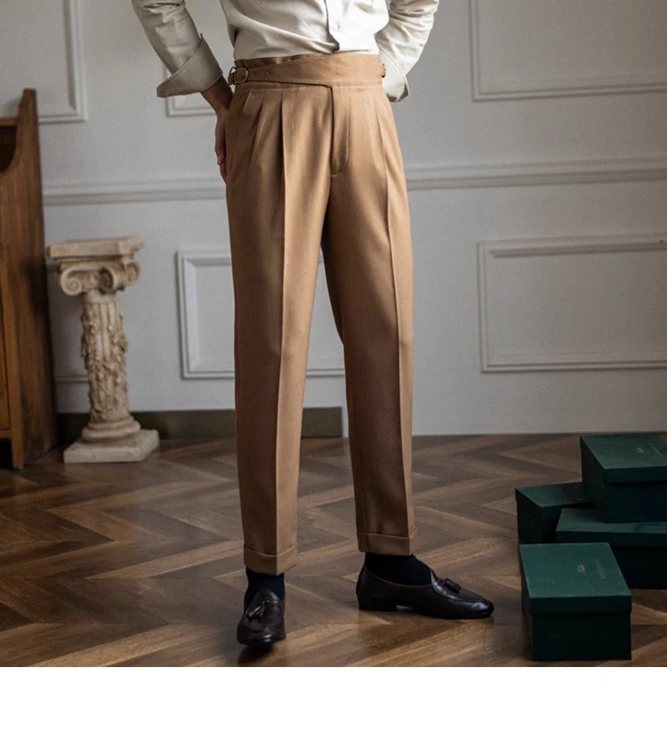 Title 9, Mens High Waist Straight Casual Pants Comforta...